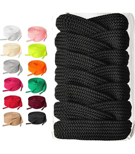 Amazon.com: NDTEZUGT 2 Pairs Fat Athletic Shoelaces for Skool